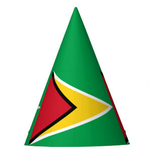 Guyana flag  party hat