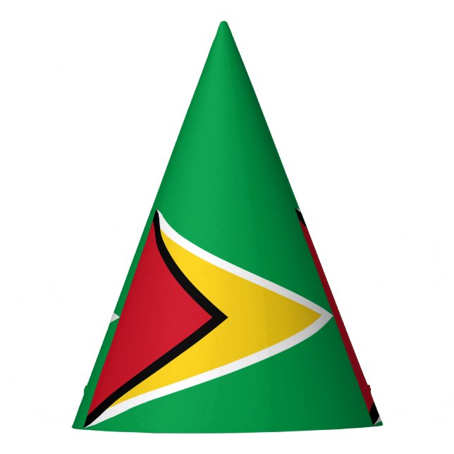 Guyana flag  party hat (Front)