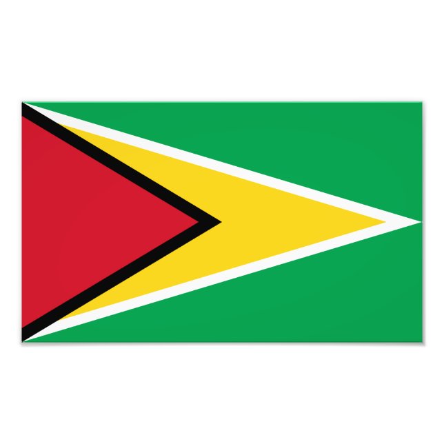 Guyana Flag Photo Print (Front)