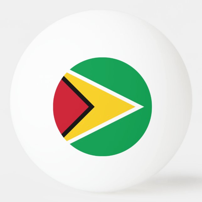 Guyana Flag Ping Pong Ball (Front)