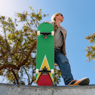 Guyana flag skateboard