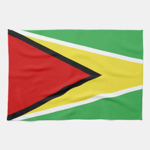 Guyana Flag Tea Towel