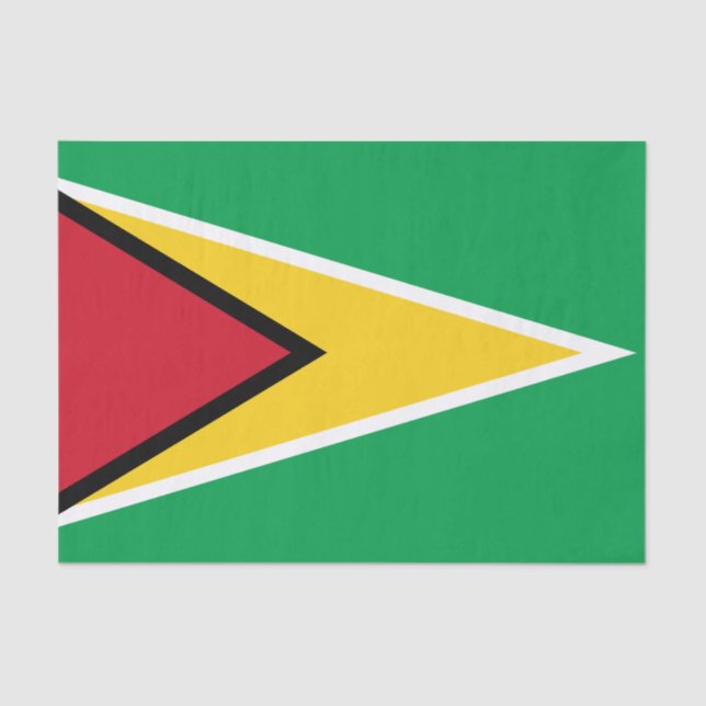 Guyana Flag Tissue Paper (Front)