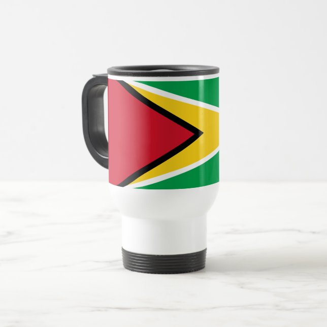 Guyana Flag Travel Mug (Front Left)