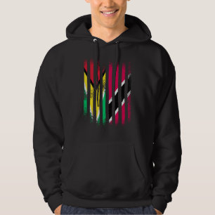 Guyana Flag Trinidad&Tobago Grown Country Flags St Hoodie