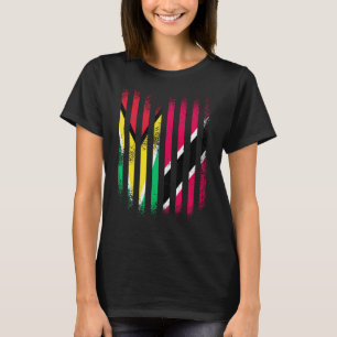 Guyana Flag Trinidad&Tobago Grown Country Flags St T-Shirt