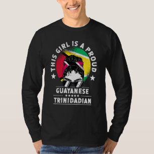 Guyana Flag Trinidad&Tobago Grown Women Girl Pride T-Shirt