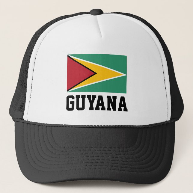 Guyana Flag Trucker Hat (Front)