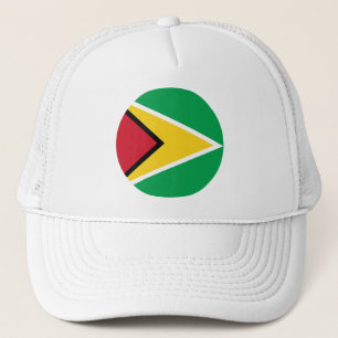 Guyana flag  trucker hat
