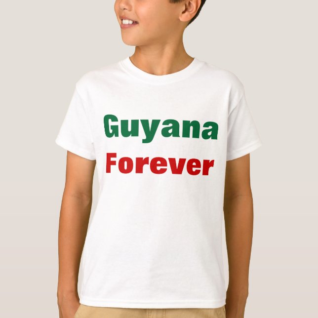Guyana forever t-shirts (Front)
