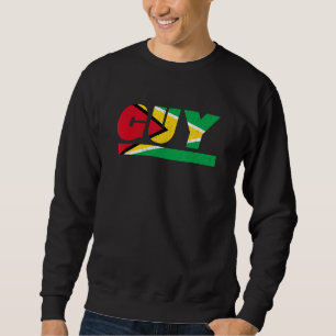 Guyana GUY Guyane Outfit with Flag Sweatshirt