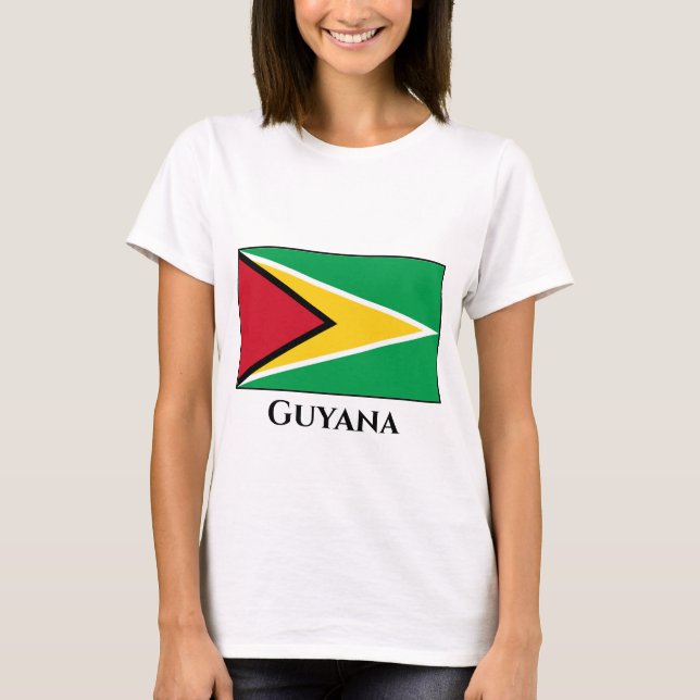 Guyana (Guyanese) Flag T-Shirt (Front)