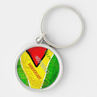 Guyana Independence Anniversary Key Ring