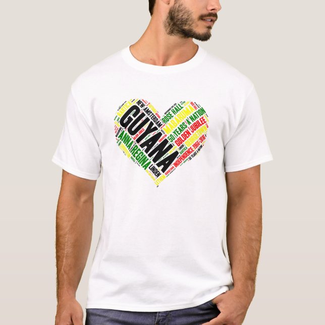 Guyana Independence Celebration T Shirt (Front)