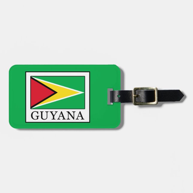 Guyana Luggage Tag (Front Horizontal)