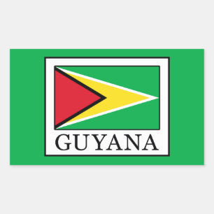 Guyana Rectangular Sticker