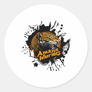 Guyana T20 Cricket – Caribbean Pride Classic Round Sticker