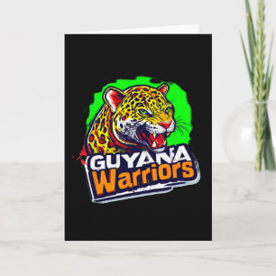 Guyana Warriors Patriotic Cricket  Card