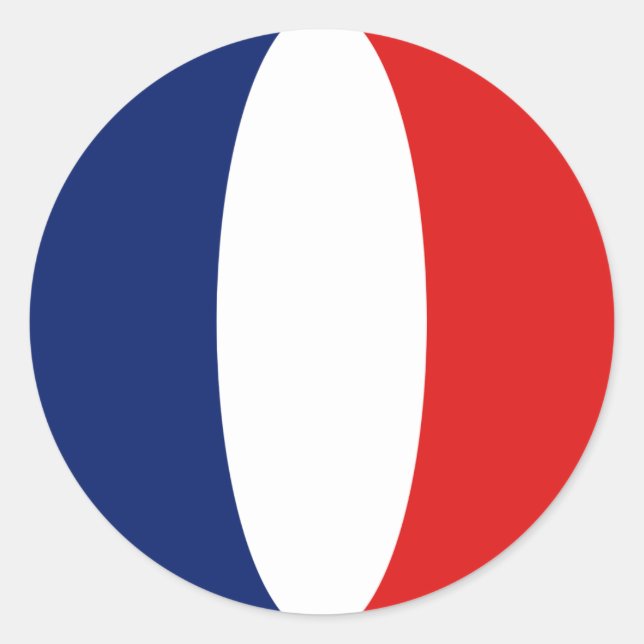 Guyane Fisheye Flag Sticker (Front)