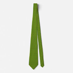 Guyane Flag Hearts Tie