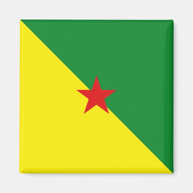 Guyane Flag Magnet (Front)