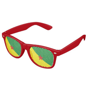 Guyane Flag Retro Sunglasses