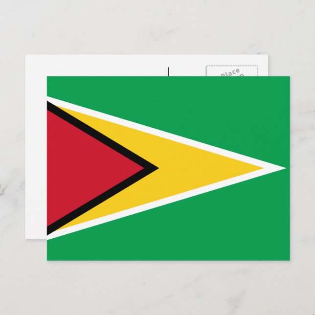 Guyanese Flag, Flag of Guyana Postcard (Front/Back)
