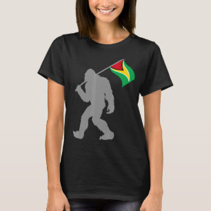 Guyanese Flag On Guyana Flag T-Shirt