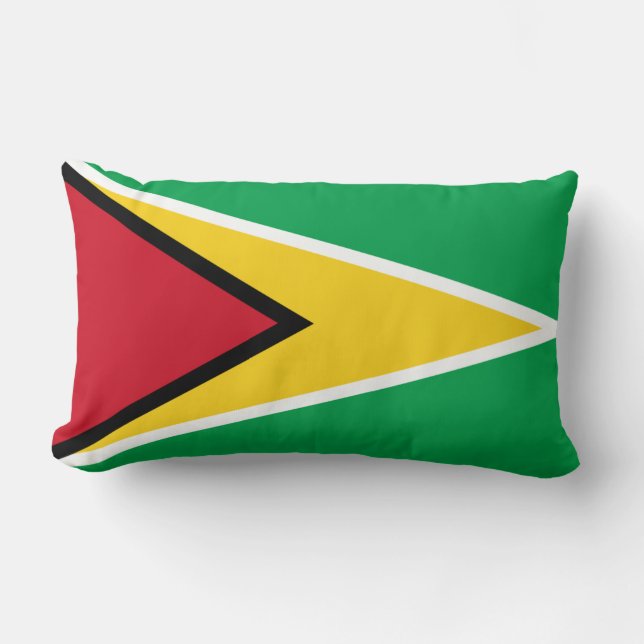Guyanese flag pillow (Front)