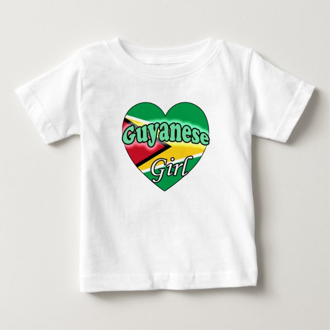 Guyanese Girl Baby T-Shirt (Front)
