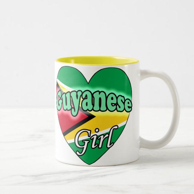 Guyanese Girl Two-Tone Coffee Mug (Right)