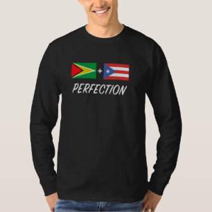 Guyanese Puerto Rican Flag Guyana Puerto Rico T-Shirt
