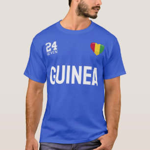 Guyanese Soccer Team 24 Seven Guinea Fan T-Shirt
