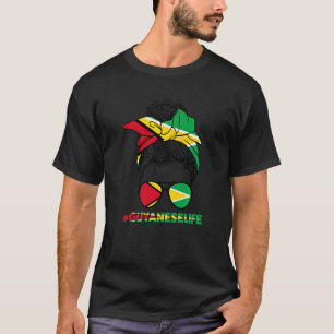 Guyaneselife Guyana Guyanese Flag T-Shirt