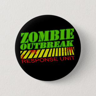 guys girls undead zombies funny zombie shirt 6 cm round badge