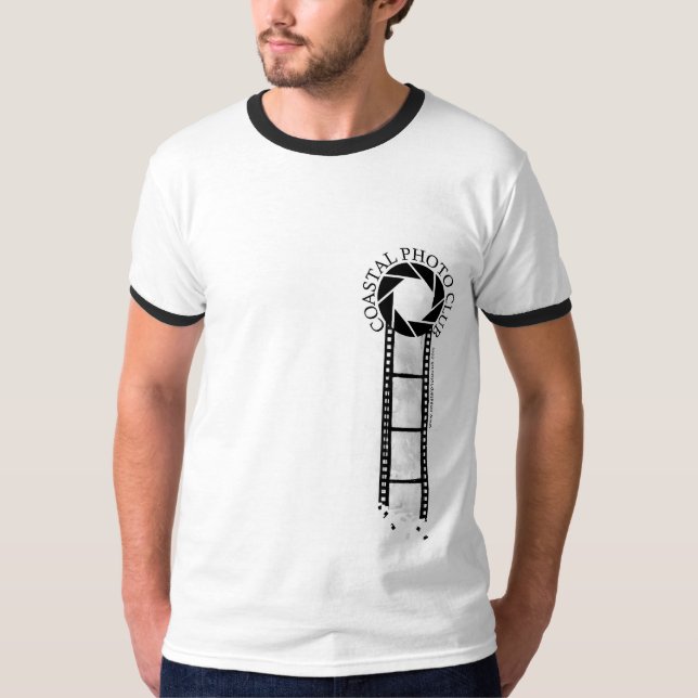 Guys Vertical Ringer Mono Tee (Front)
