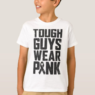 Guys Wear Pink Breast Cancer Awareness Men Boys Gi T-Shirt