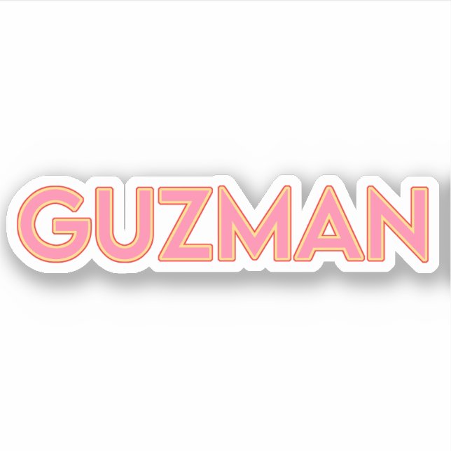 GUZMAN 03 — 3" STICKER (Front)