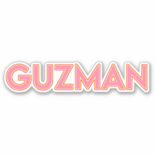 GUZMAN 03 — 6" STICKER