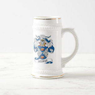 Guzman Family Crest Beer Stein