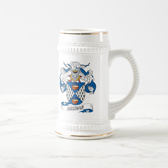 Guzman Family Crest Beer Stein (Right)