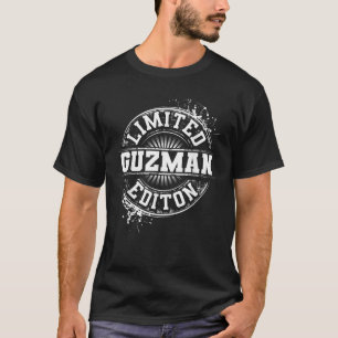 GUZMAN Funny Surname Family Tree Birthday Reunion T-Shirt