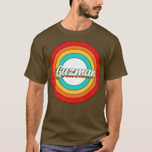 Guzman Name Shirt Vintage Guzman Circle
