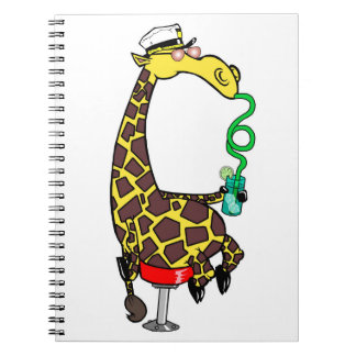 Guzzling Giraffe Notebook