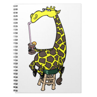 Guzzling Giraffe Notebook