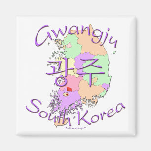 Gwangju South Korea Magnet