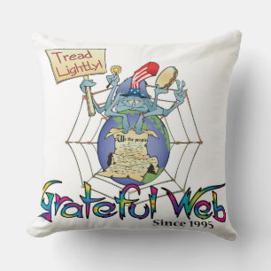 Gweb Spy Dye Throw Pillow