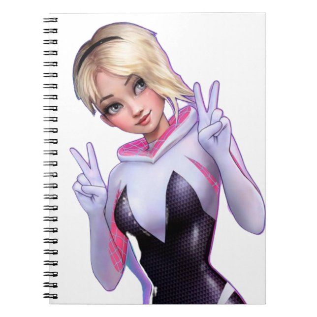 Gwen spider women NOTEBOOK (Front)
