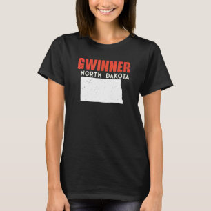 Gwinner North Dakota USA State America Travel T-Shirt