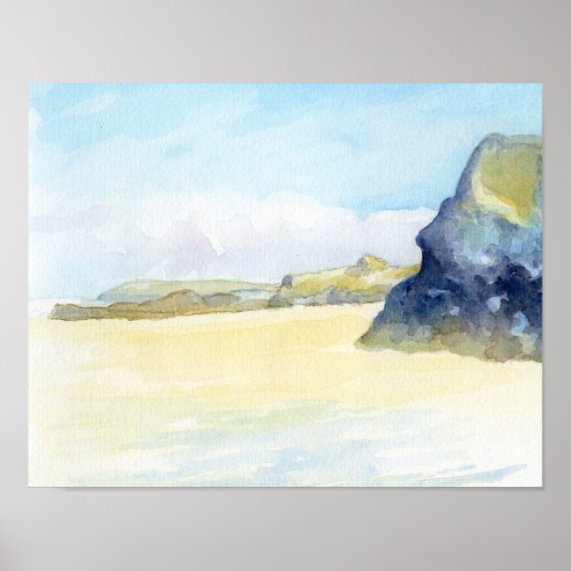 Gwithian beach poster (Front)